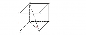 Cum calculam inaltimea intr-o prisma patrulater regulata